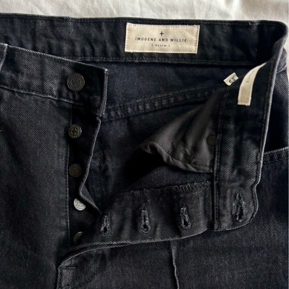 imogene + willie Wyatt Black Stone Women's Straight Leg Jeans - Picture 3 of 4